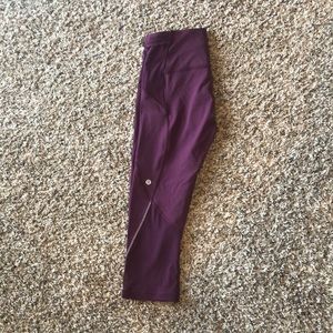 Lululemon 19” cropped leggings